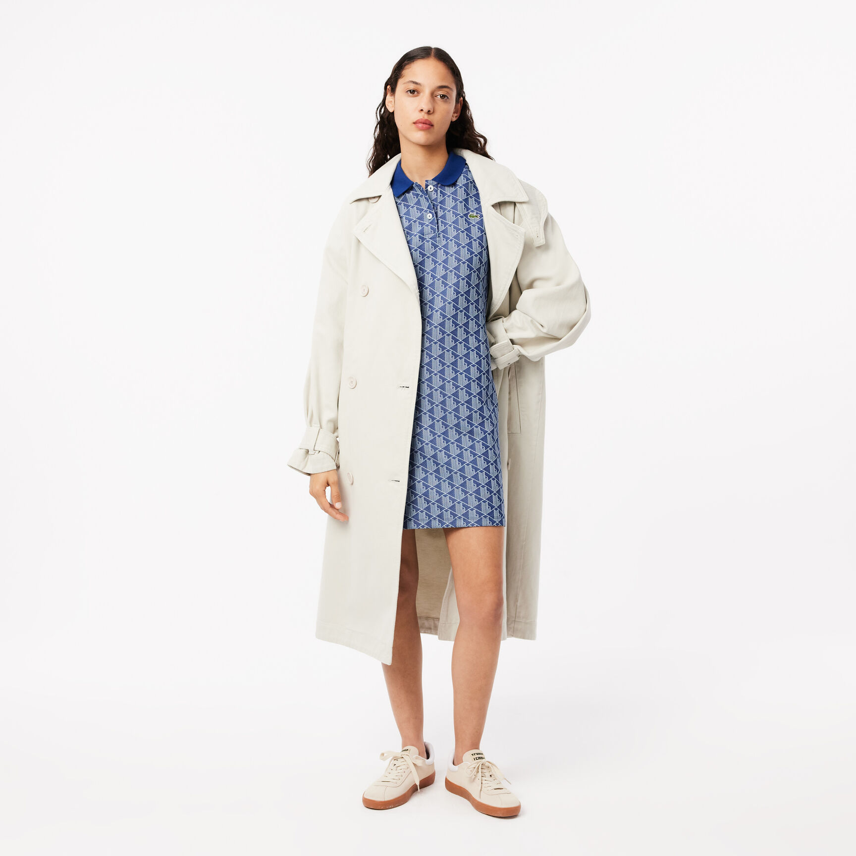 Slim Fit Monogram Polo Dress - EF2655-00-6LE