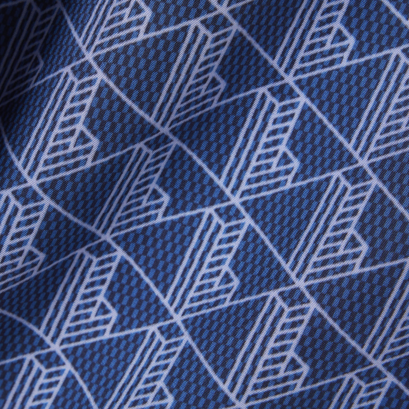 وشاح بطبعة مونوغرام Monogram Print Scarf - RE5691-00-AIT