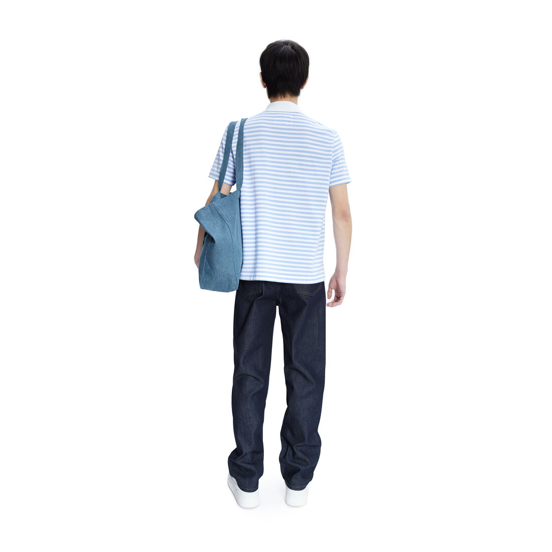 بنطال جينز بخصر منخفض للجنسين مجموعة Lacoste x A.P.C. بنطال جينز بخصر منخفض للجنسين مجموعة Lacoste x A.P.C.