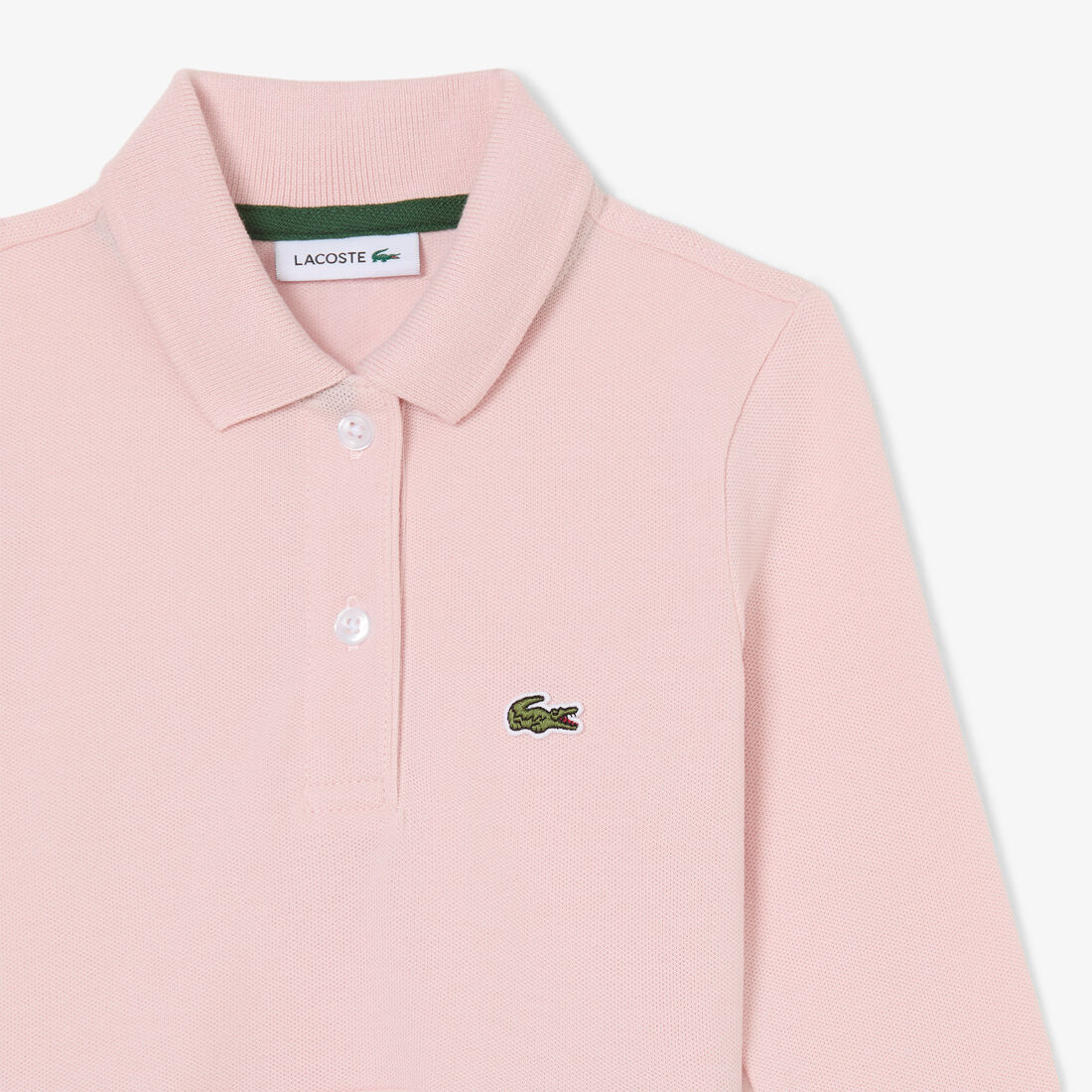 Long Sleeved Stretch Pique Polo Dress Long Sleeved Stretch Pique Polo Dress - EJ0904-00-ADY