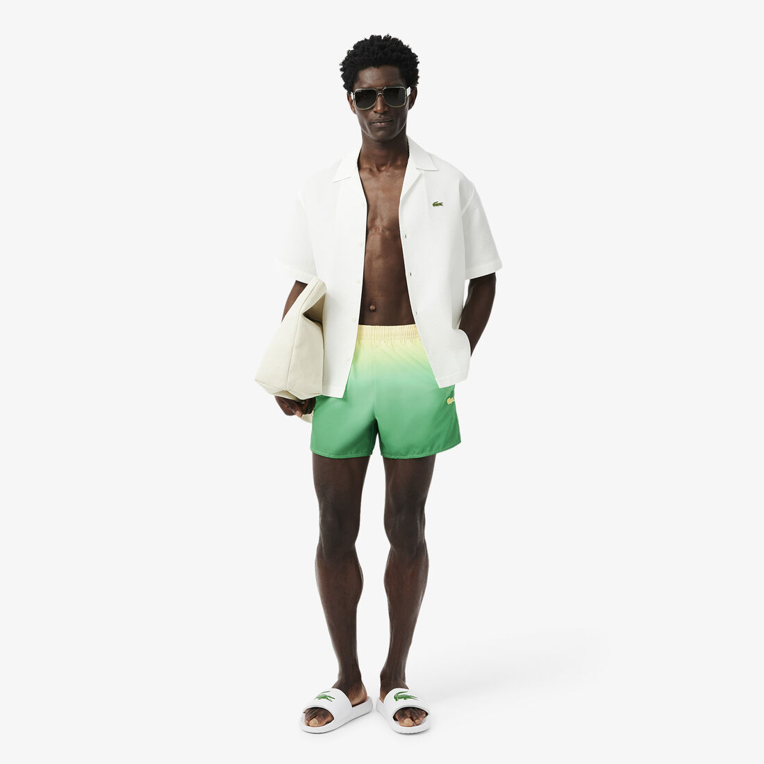 شورت سباحة قصير بطبعات أومبريه Short Ombre Print Swim Trunks - MH9108-00-H1I