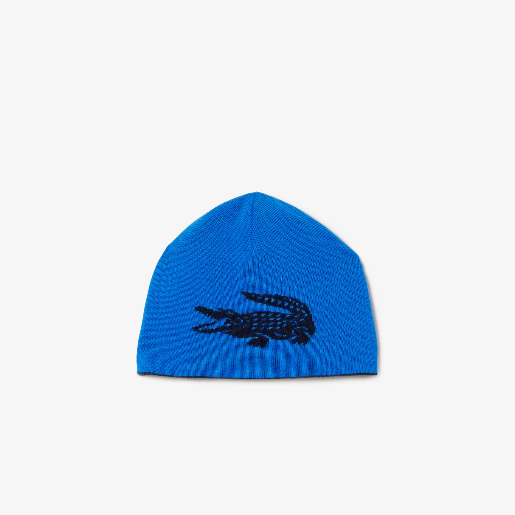 Unisex Lacoste Contrast Crocodile Reversible Beanie Unisex Lacoste Contrast Crocodile Reversible Beanie - RB0059-00-KDI