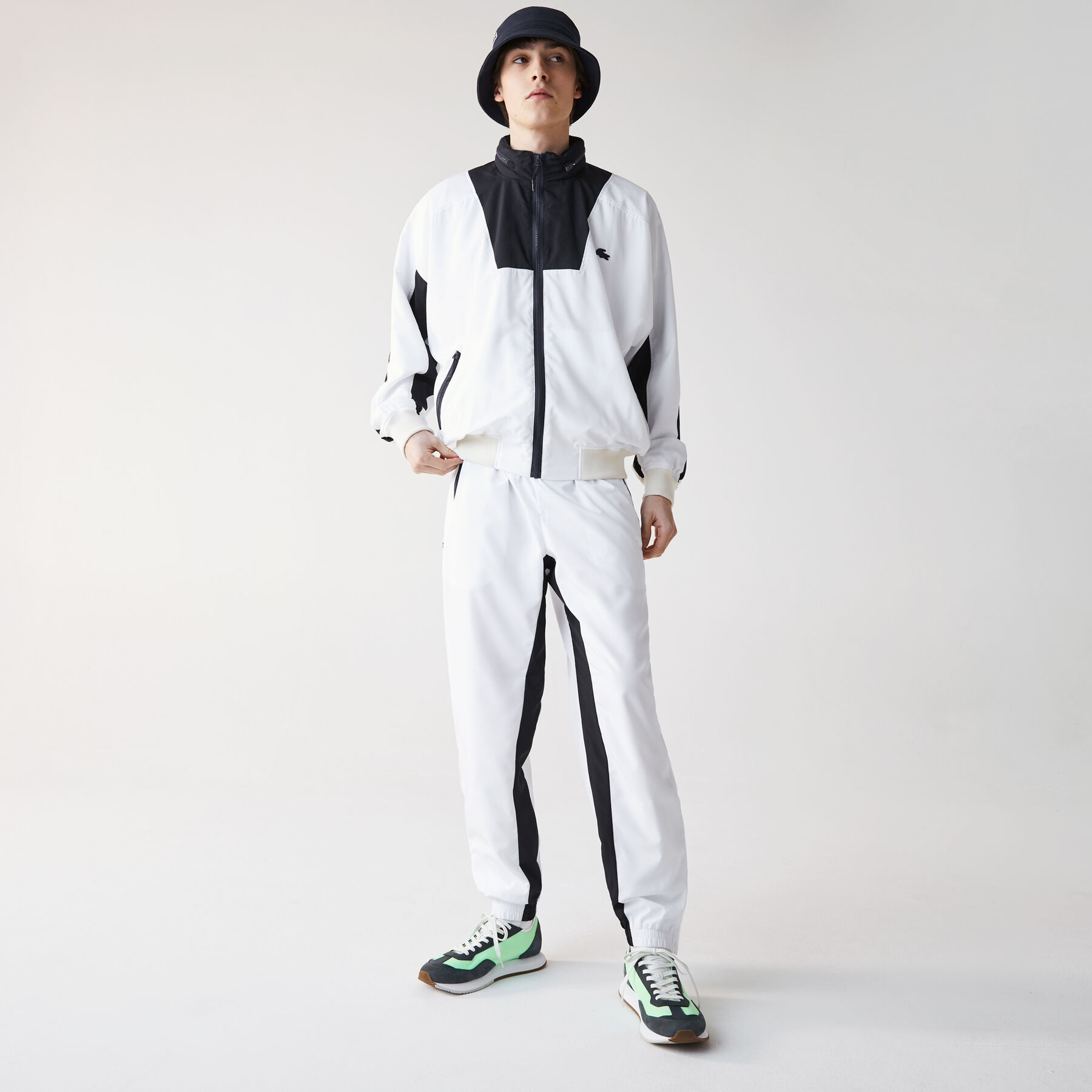 Men’s Lightweight Retro Style Colourblock Tracksuit Pants lacoste men s lightweight retro style colourblock tracksuit pants