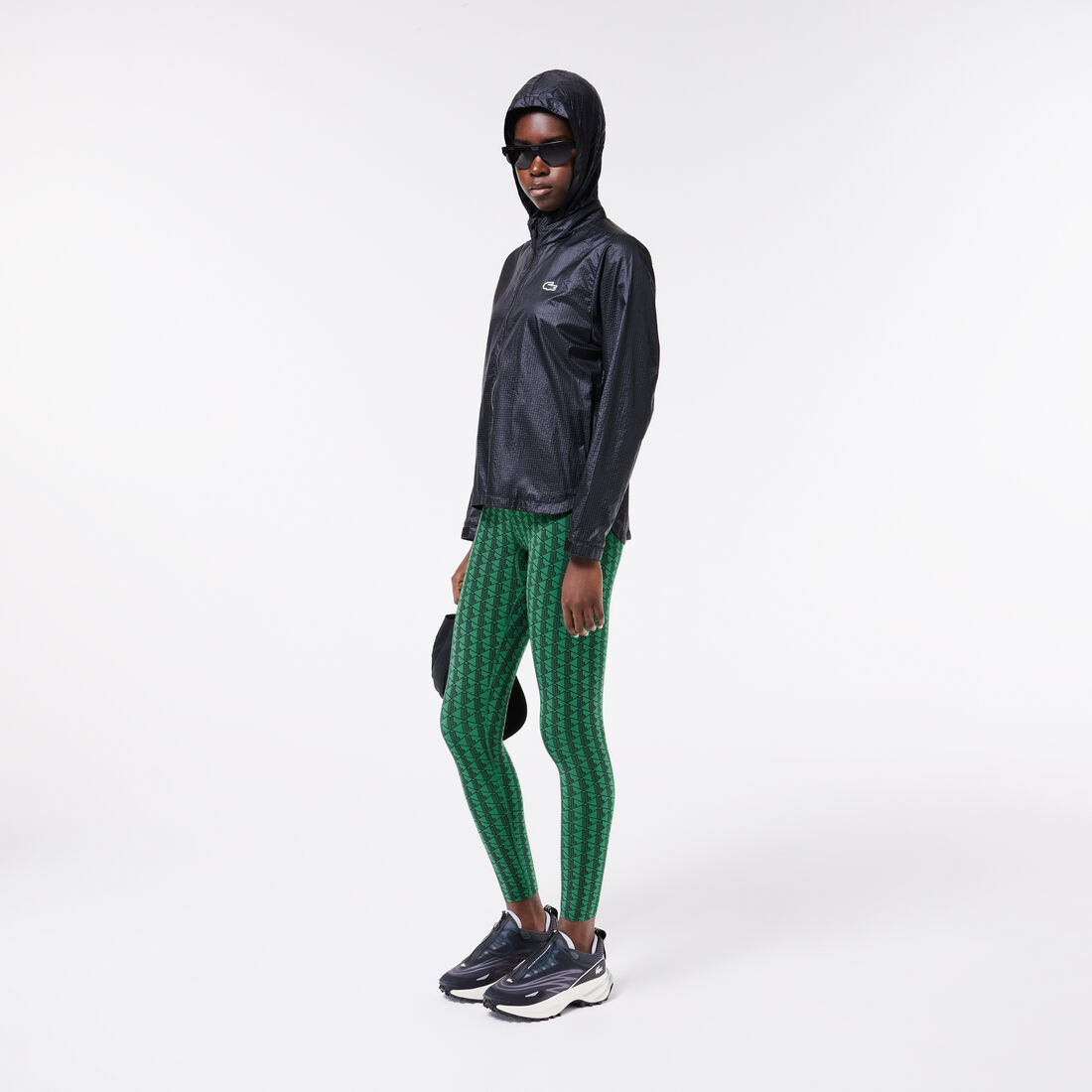 لغينغز رياضية مطاطية بجيوب Monogram Print Sport Leggings - OF1018-00-QIJ