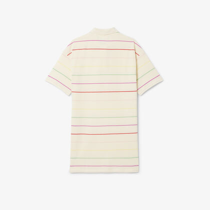 Striped Cotton Polo Dress