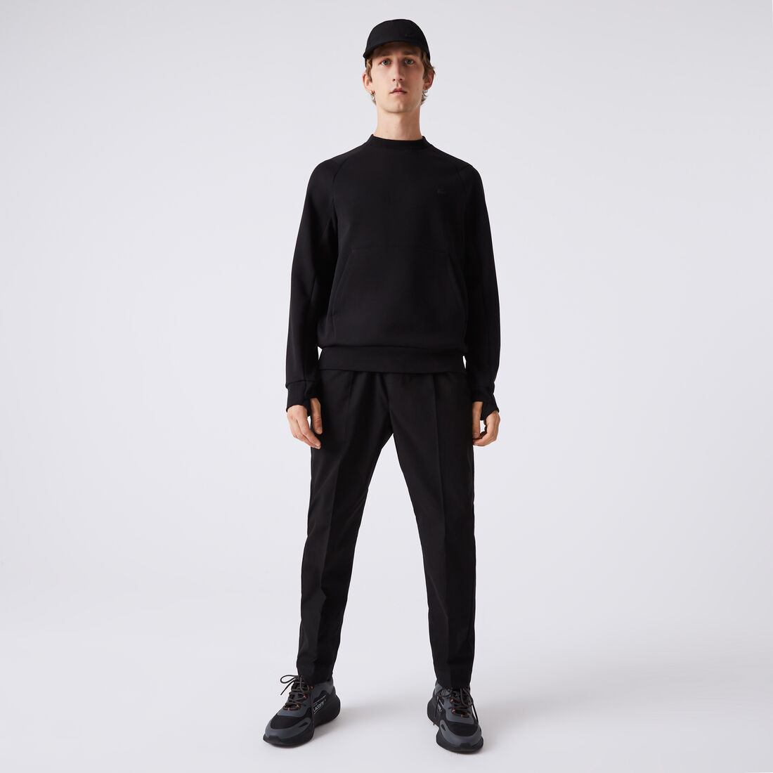 Men’s Crew Neck Kangaroo Pocket Cotton Blend Sweatshirt Men’s Crew Neck Kangaroo Pocket Cotton Blend Sweatshirt - SH2695-00-031