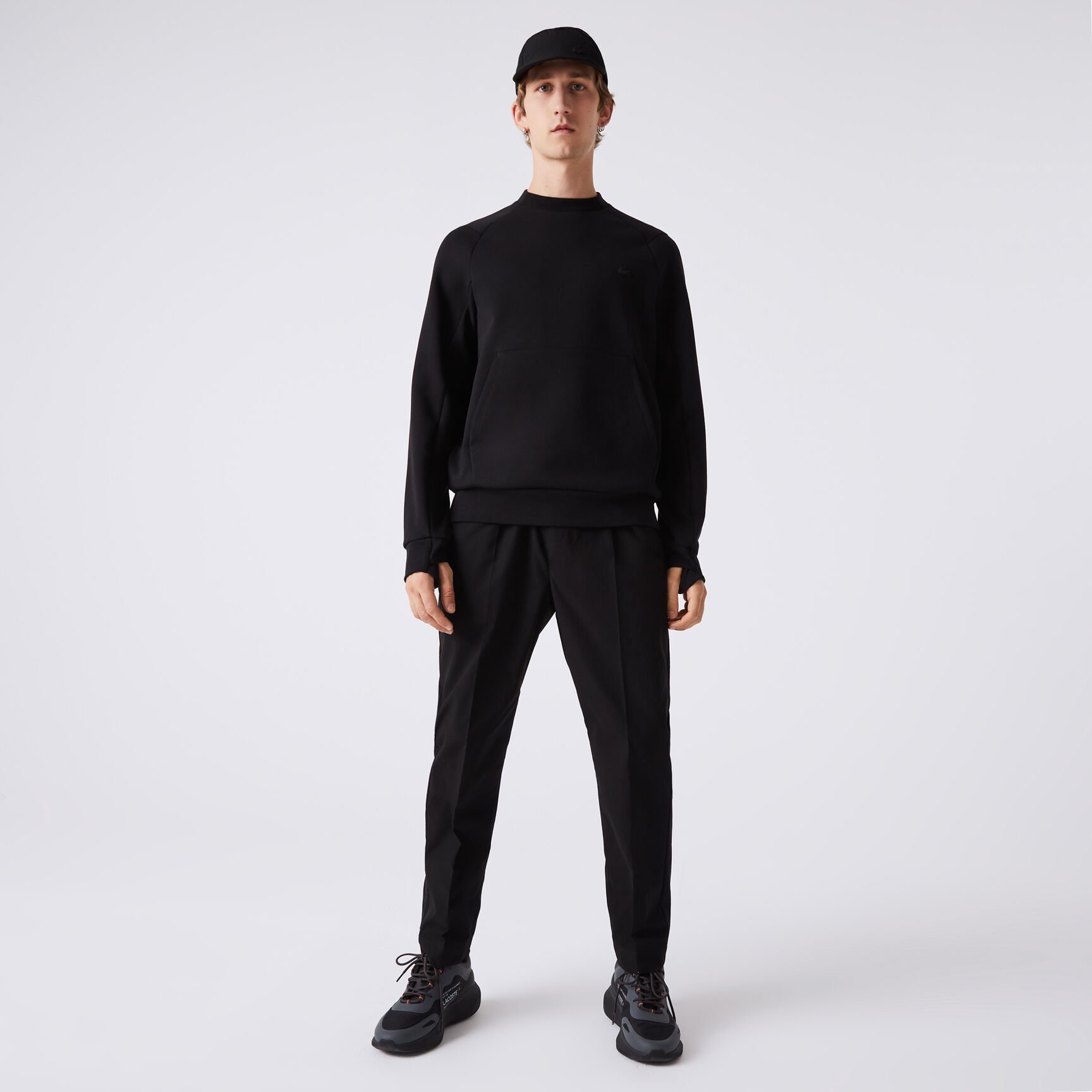 Men’s Crew Neck Kangaroo Pocket Cotton Blend Sweatshirt Men’s Crew Neck Kangaroo Pocket Cotton Blend Sweatshirt - SH2695-00-031