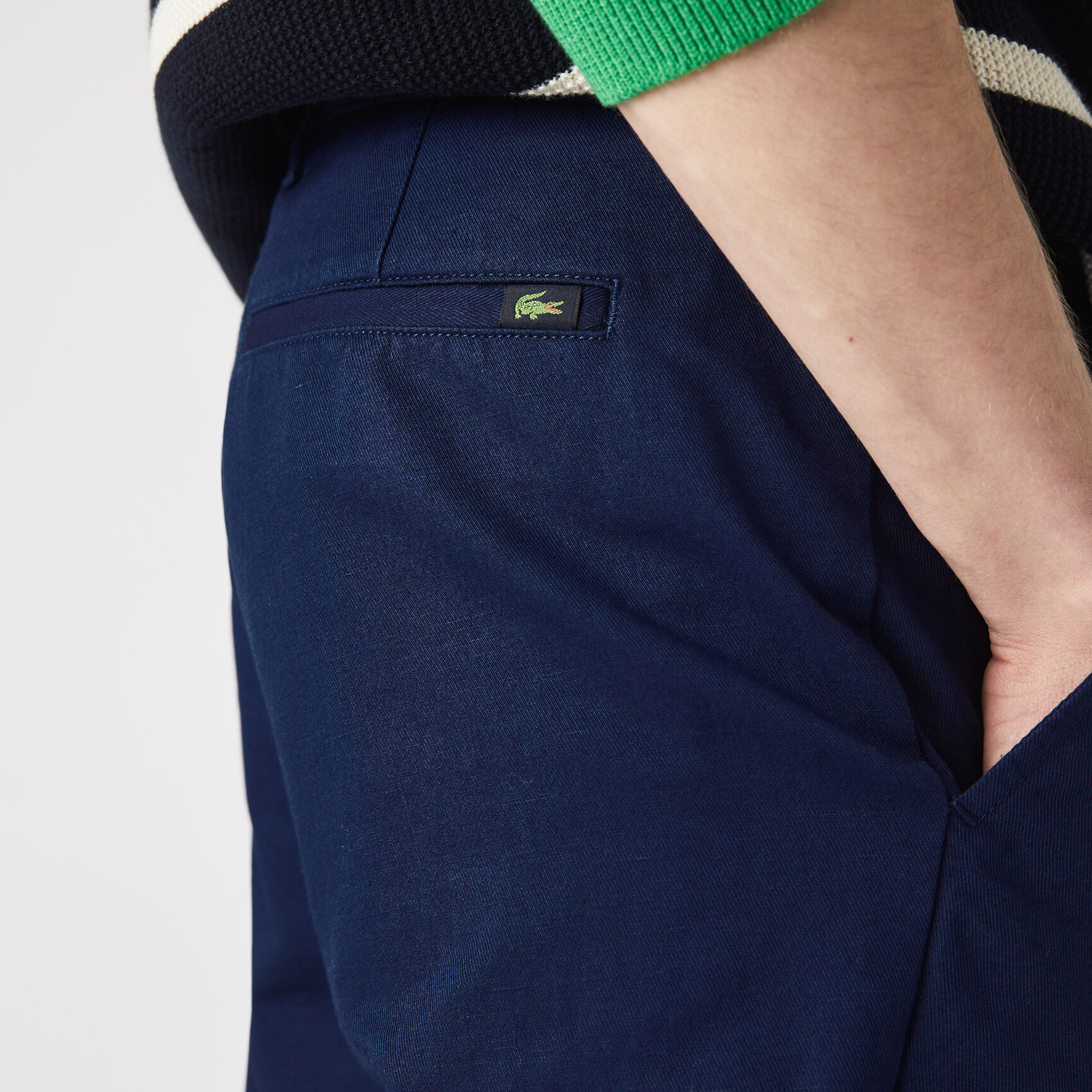 سروال التشينو للرجال من القطن والكتان