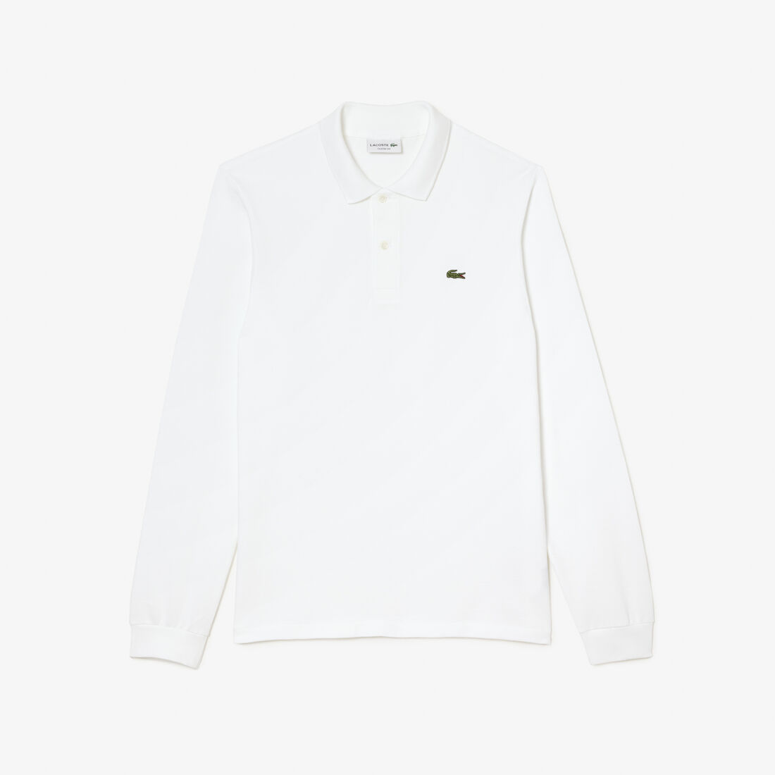 قميص بولو كلاسيكي بأكمام طويلة مقاس L.12.12 Classic Fit Long Sleeved L.12.12 Polo Shirt - L1312-00-001