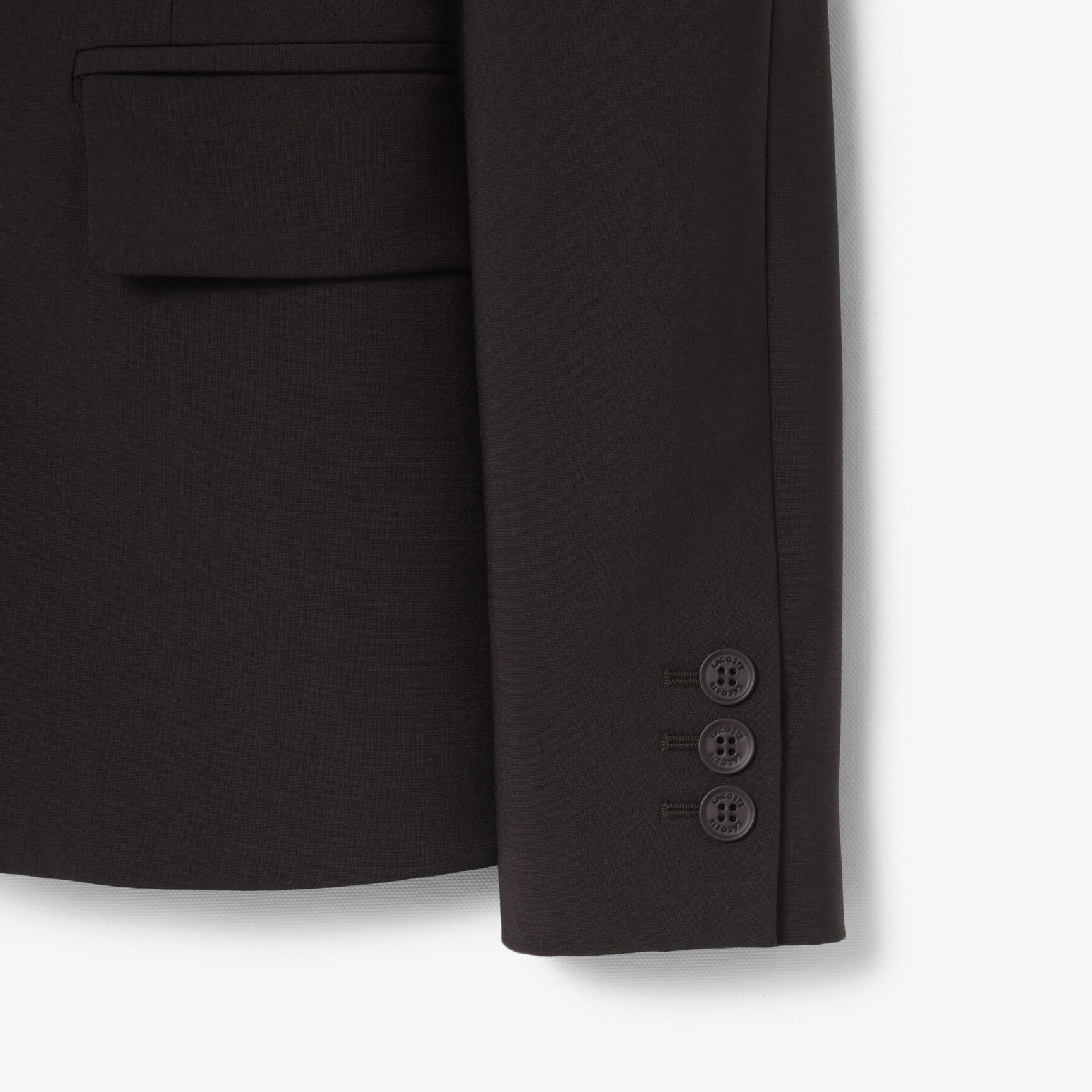 Embroidered Logo Slim Fit Wool Blazer - VF4244-00-3LA