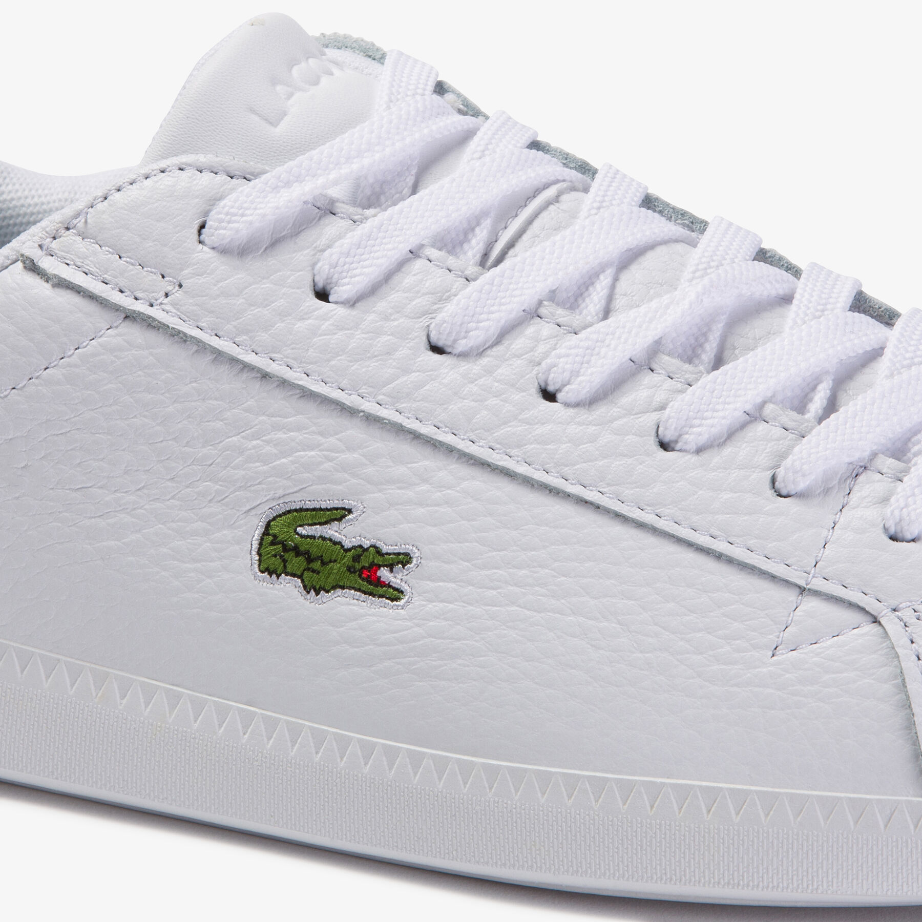 Men's Graduate Tumbled Leather and Synthetic Sneakers lacoste men s graduate tumbled leather and synthetic sneakers
