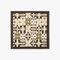 lacoste geometric pattern scarf