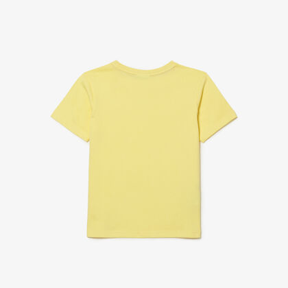 Kids' Crew Neck Cotton Jersey T-shirt