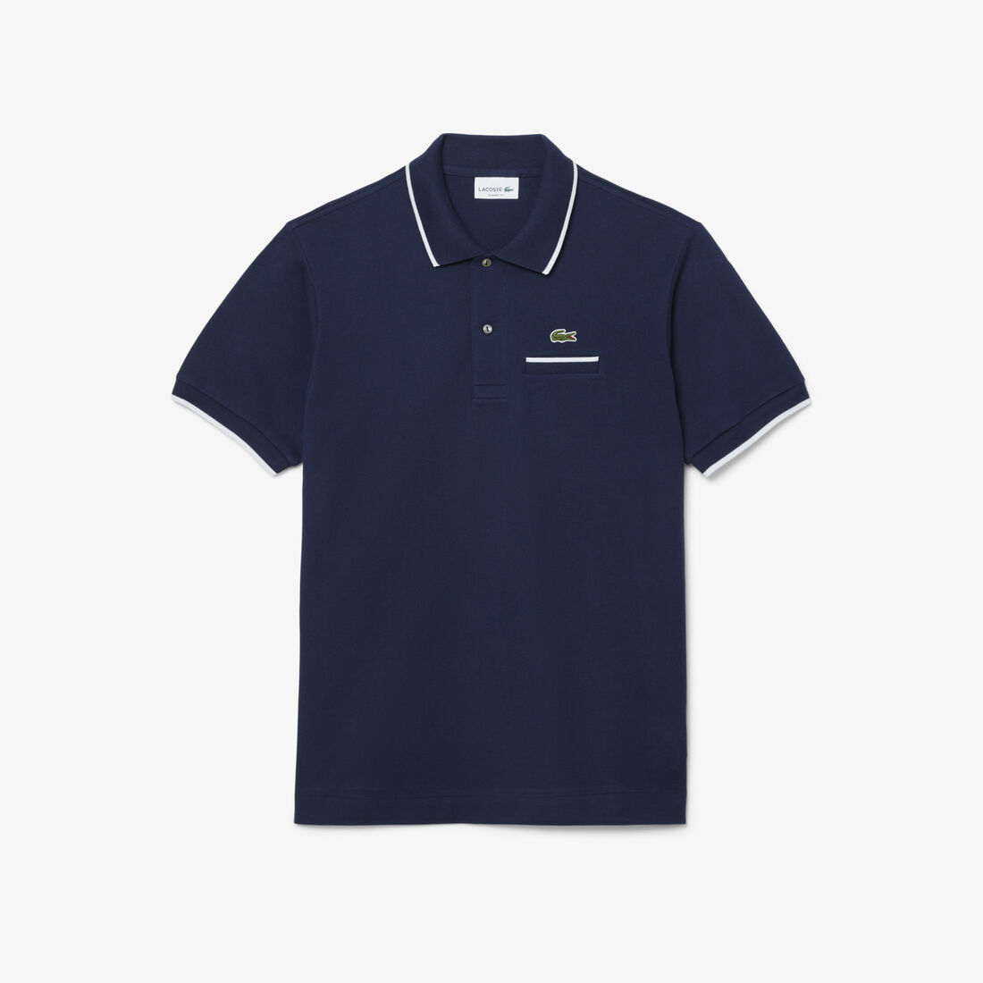 Classic Fit Pocket Accent L.12.12 Polo Shirt Classic Fit Pocket Accent L.12.12 Polo Shirt - PH9838-00-HHW