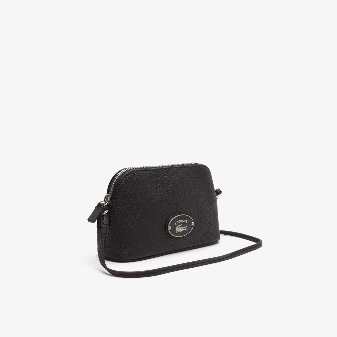 حقيبة كروس قبة جلد لاكوست للسيدات Women's Lacoste Grained Leather Dome Crossover Bag - NF4077GZ-000