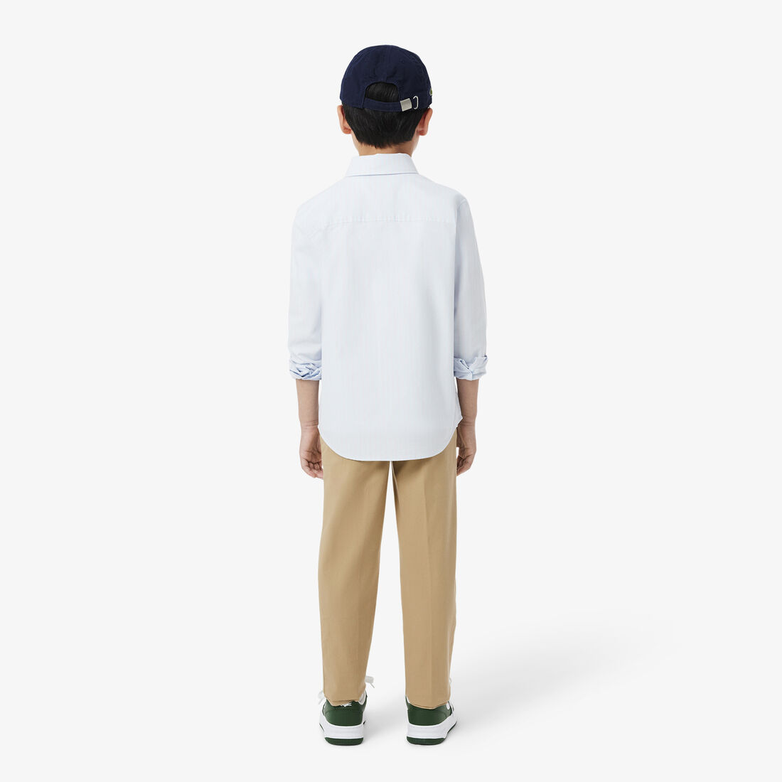 بنطال تشينو للأولاد من قطن الجبردين المطاطي من لاكوست Boys' Lacoste Stretch Cotton Gabardine Chinos - HJ9701-00-02S