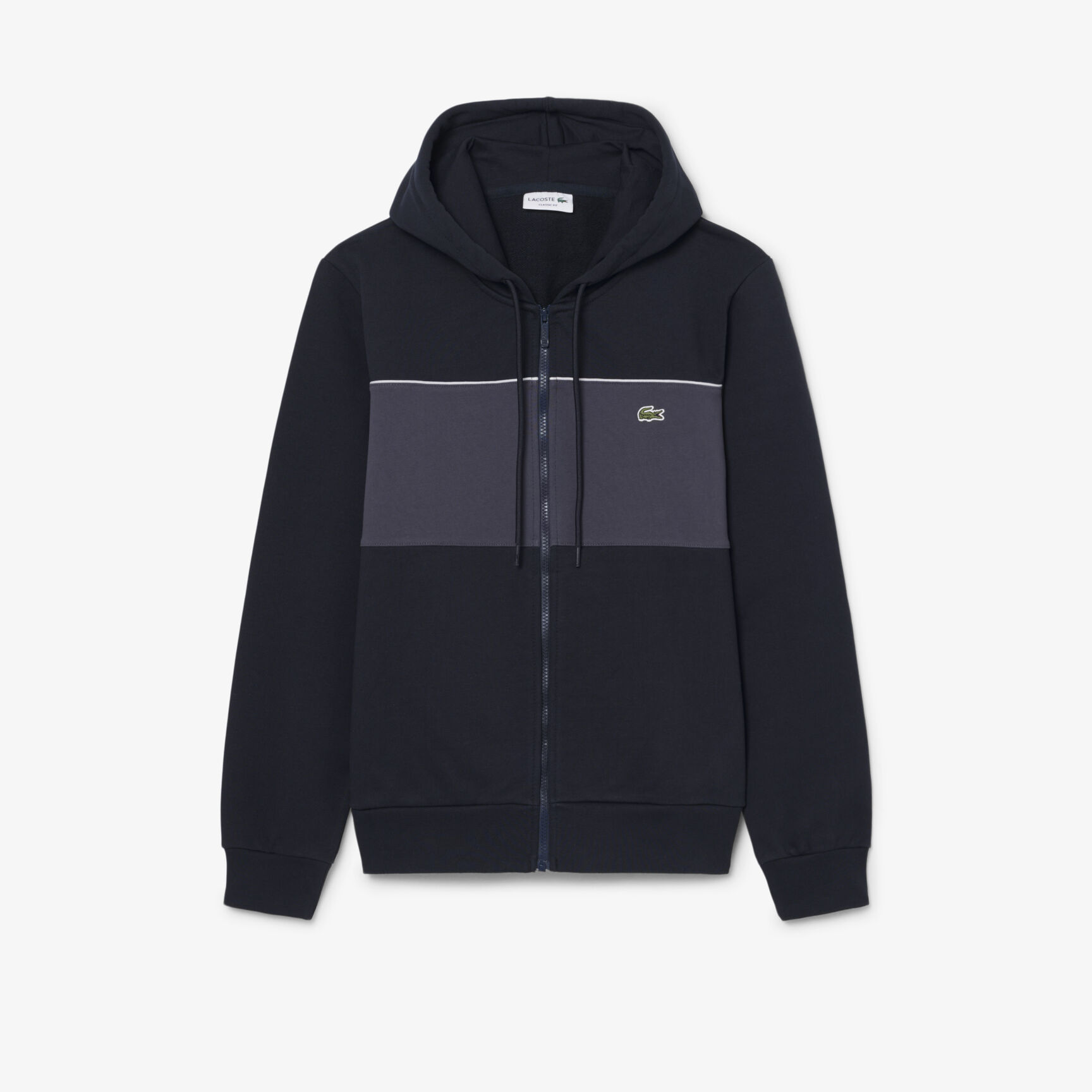 Colour-Block Zipped Hoodie - SH0892-00-4CI