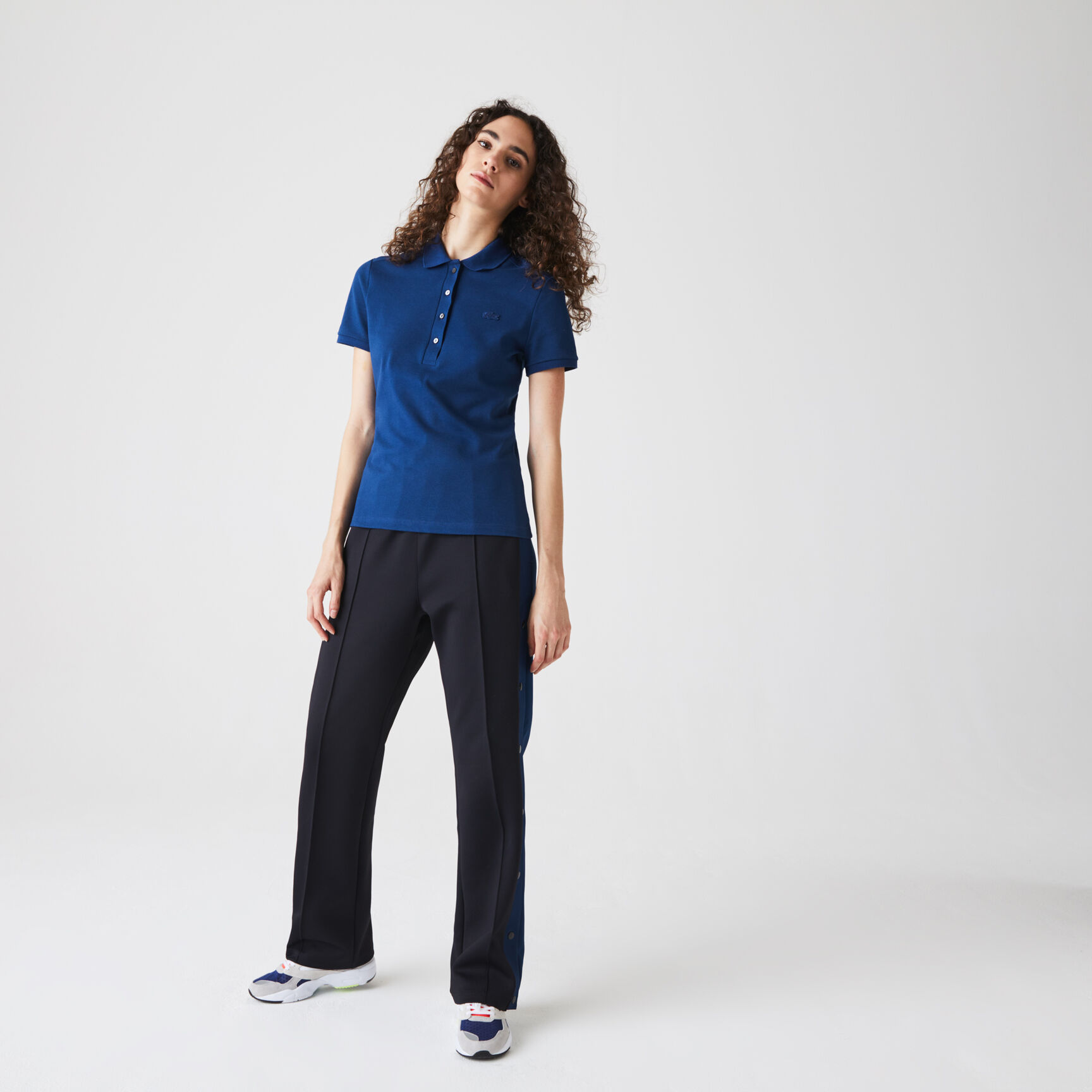 L.12.D Slim Fit Stretch Petit Pique Polo Shirt