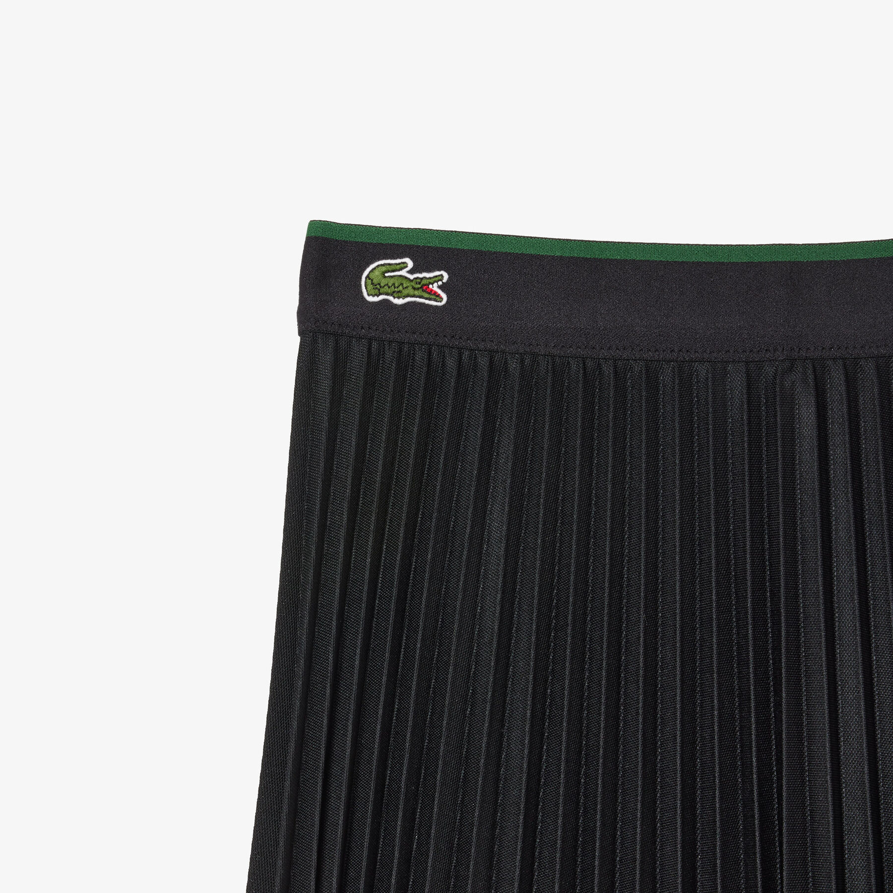Short Pleated Elastic Waist Skirt lacoste short pleated elastic waist skirt