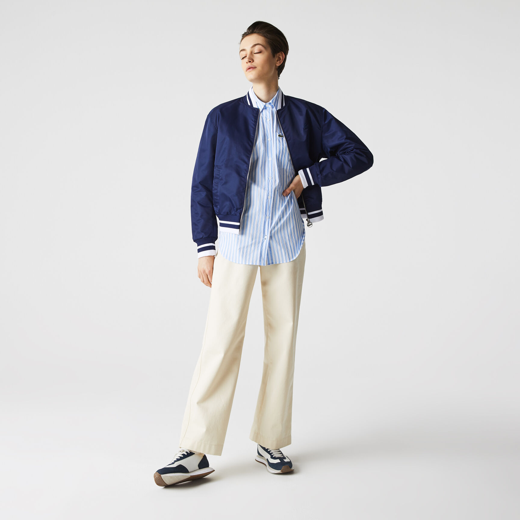 سترة منتفخة مبطنة بسحاب للنساء ضد الماء سترة منتفخة مبطنة بسحاب للنساء ضد الماء