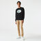 Men's Loose Fit Branded Monogram Print Sweatshirt lacoste men s loose fit branded monogram print sweatshirt