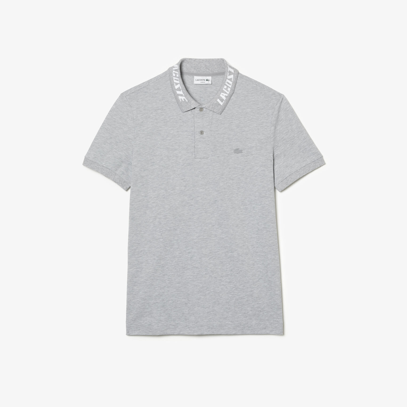 تيشيرت بولو لاكوست بيكيه مطاطي بقصة ضيقة وشعار الماركة للرجال Men's Lacoste Branded Slim Fit Stretch Piqu� Polo - PH9642-00-CCA