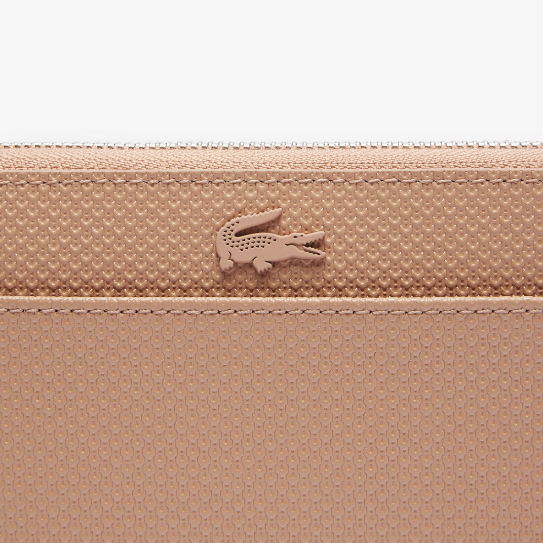 محفظة كبيرة من جلد بيكيه منقوشة بسحاب من شانتاكو للجنسين Unisex Chantaco Zipped Embossed Pique Leather Large Wallet - NF3885KL-N76