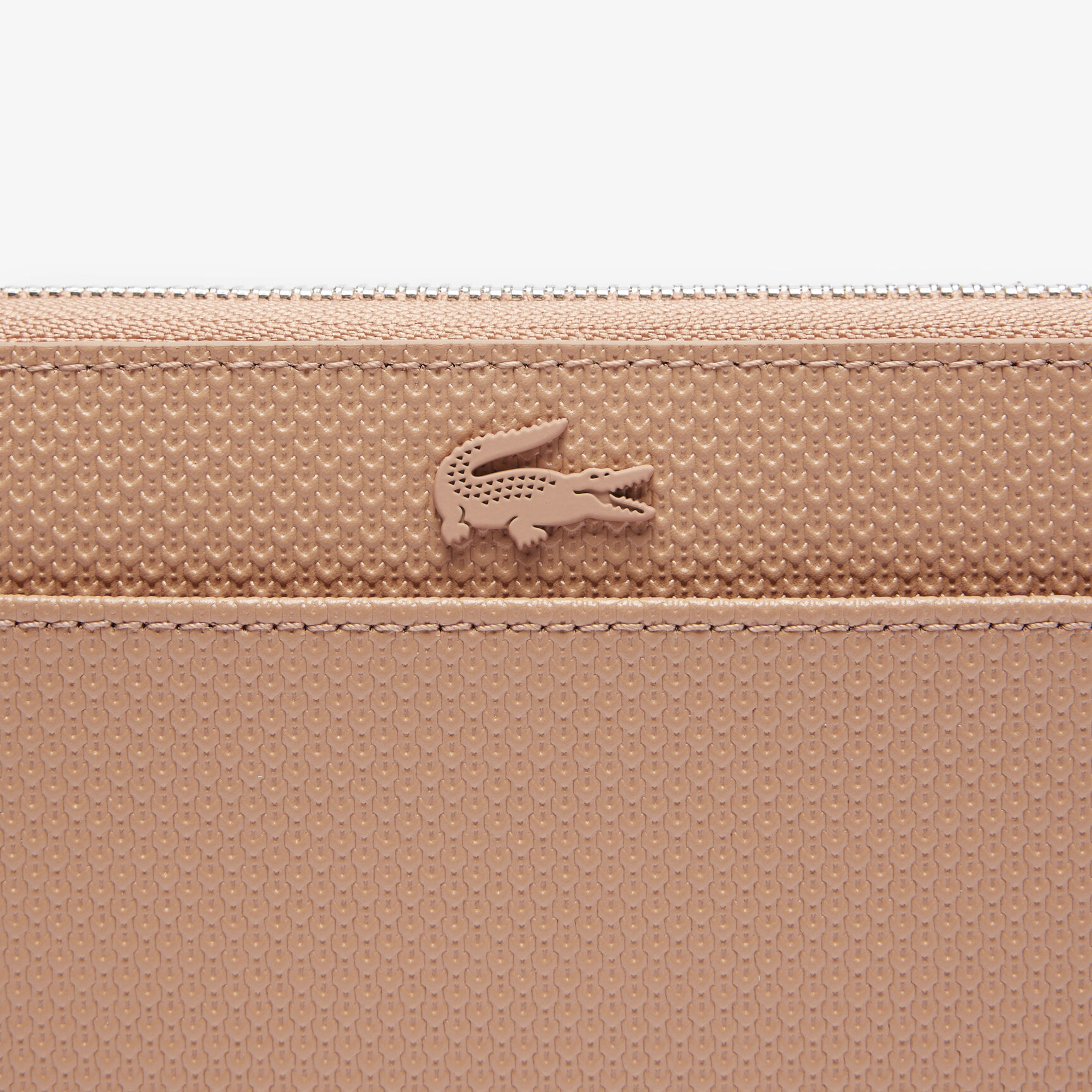 محفظة كبيرة من جلد بيكيه منقوشة بسحاب من شانتاكو للجنسين Unisex Chantaco Zipped Embossed Pique Leather Large Wallet - NF3885KL-N76