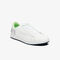 lacoste men s carnaby evo leather and citrus accent trainers