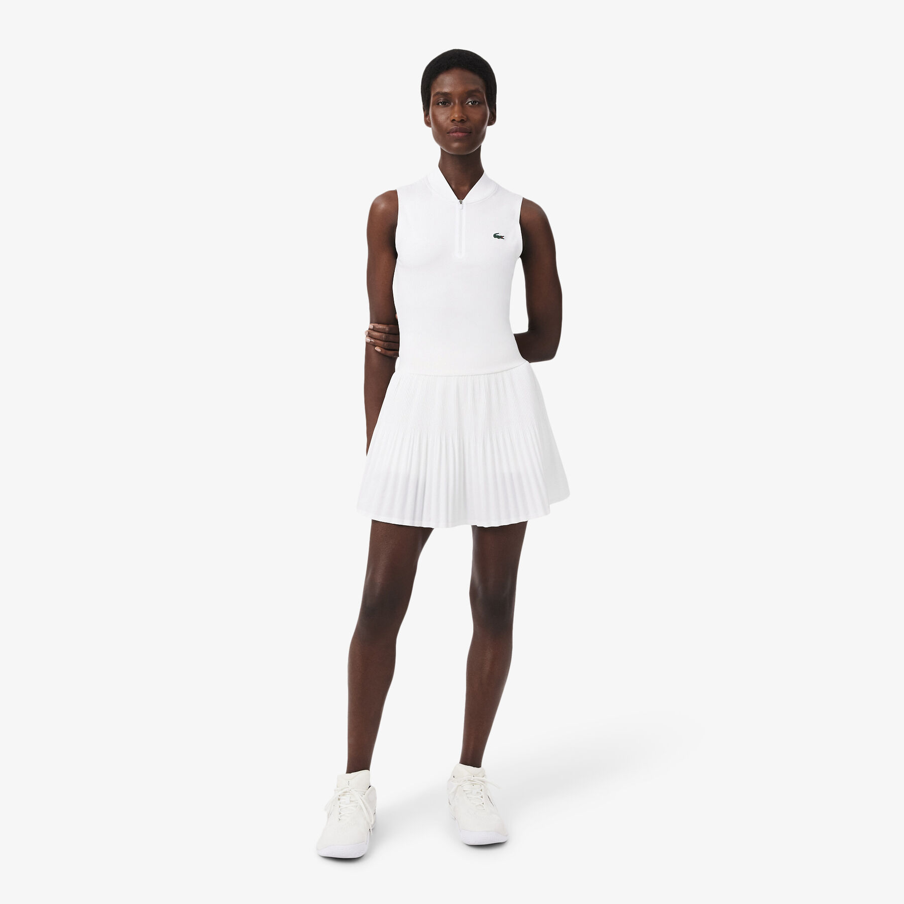 Ultra Dry Stretch Tennis Dress with Liner lacoste ultra dry stretch tennis dress with liner