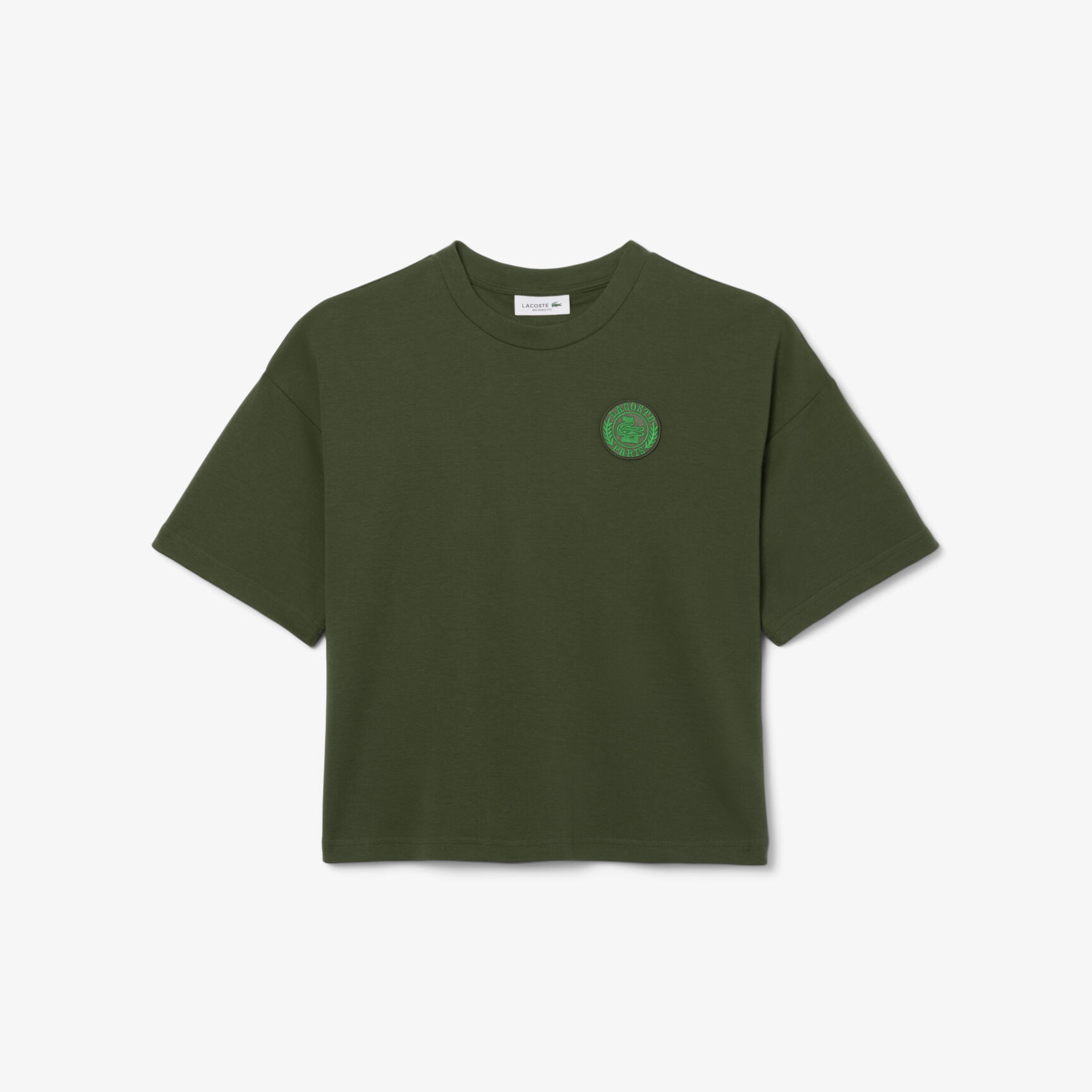 Lacoste Paris Badge Accent Jersey T-shirt Lacoste Paris Badge Accent Jersey T-shirt - TF9926-00-HCF