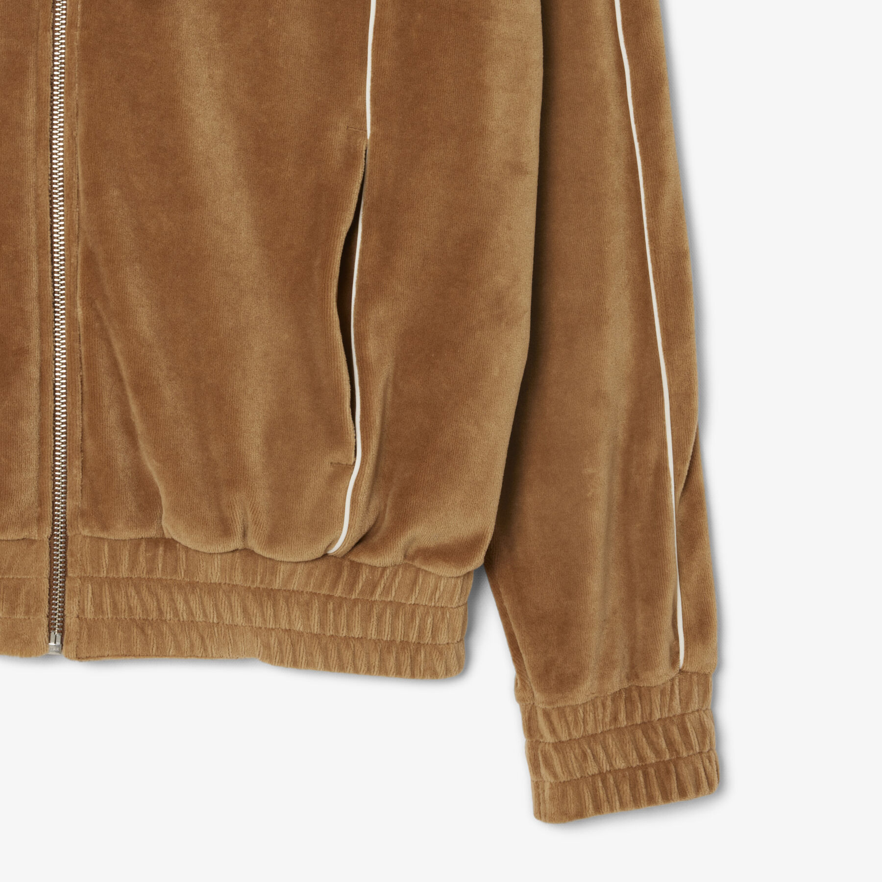 Oversized Zipped Velour Sweatshirt - SF5280-00-DPC