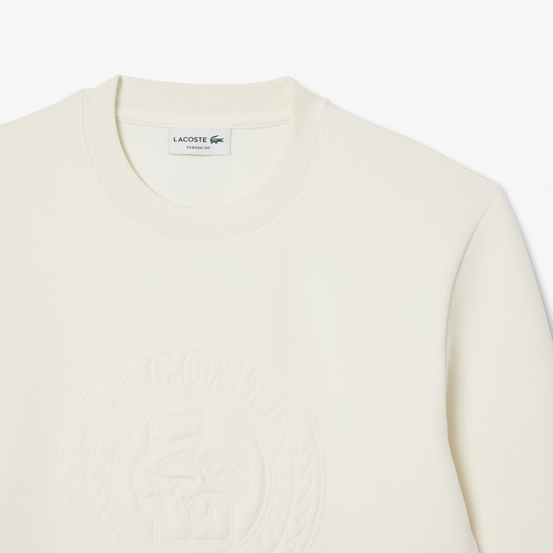 Embossed Logo Pique Sweatshirt Embossed Logo Pique Sweatshirt - SH9959-00-ARS