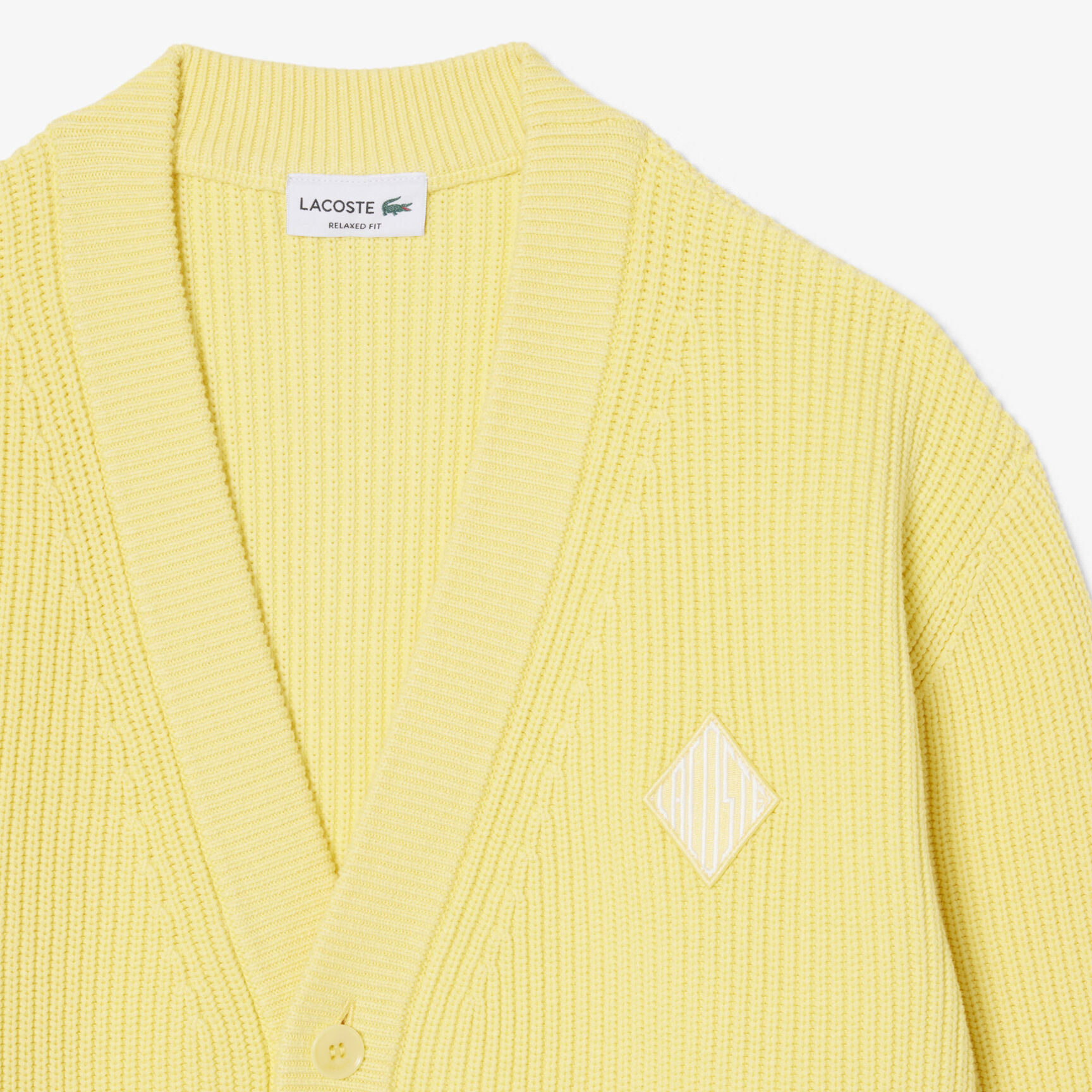 Relaxed Fit Ribbed Cotton Cardigan - AH0611-00-107