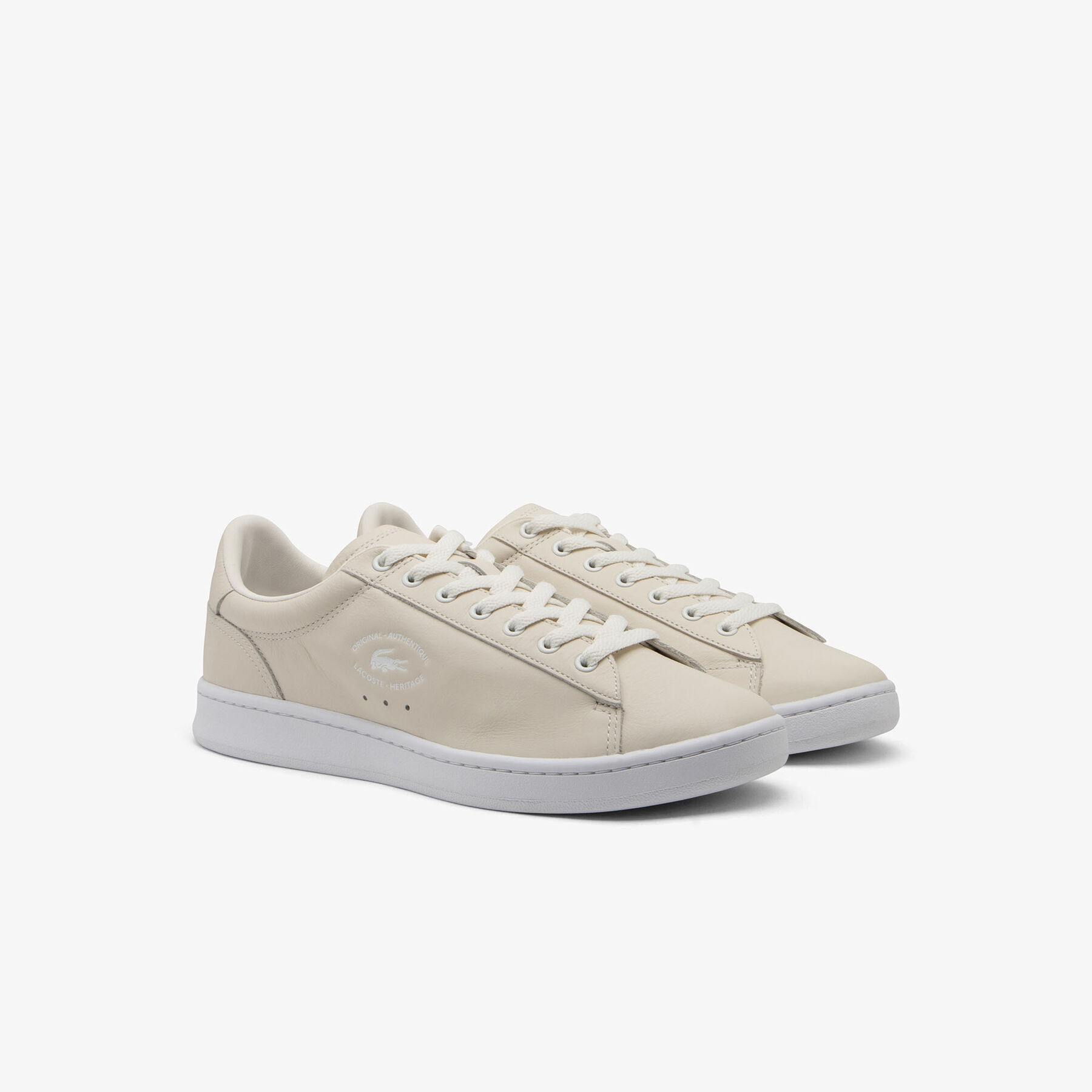 حذاء رياضي رجالي من الجلد من مجموعة كارنابي Men's Carnaby Set Leather Sneakers - 49SMA0032-03A