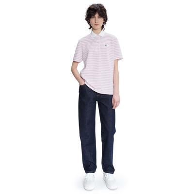Women’s Lacoste X A.p.c. Loose Fit Striped Polo Shirt