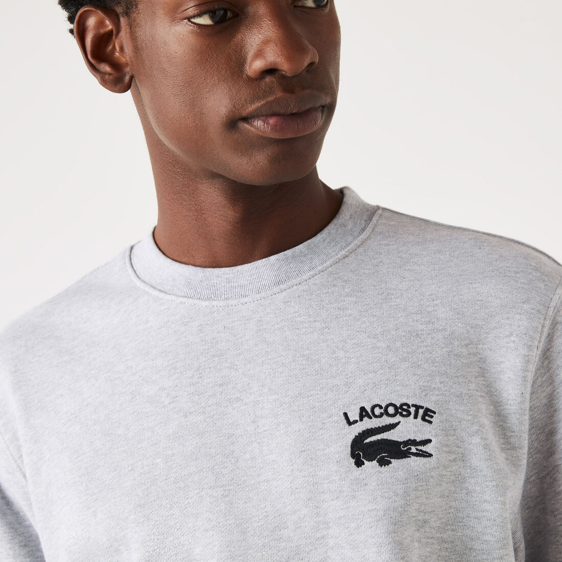 Men's Lacoste Inscription Crew Neck Sweatshirt Men's Lacoste Inscription Crew Neck Sweatshirt