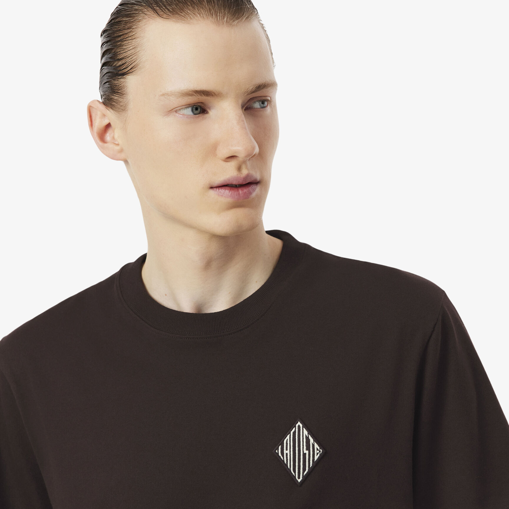 Classic Fit Heavy Badge Accent T-shirt - TH0028-00-3LA