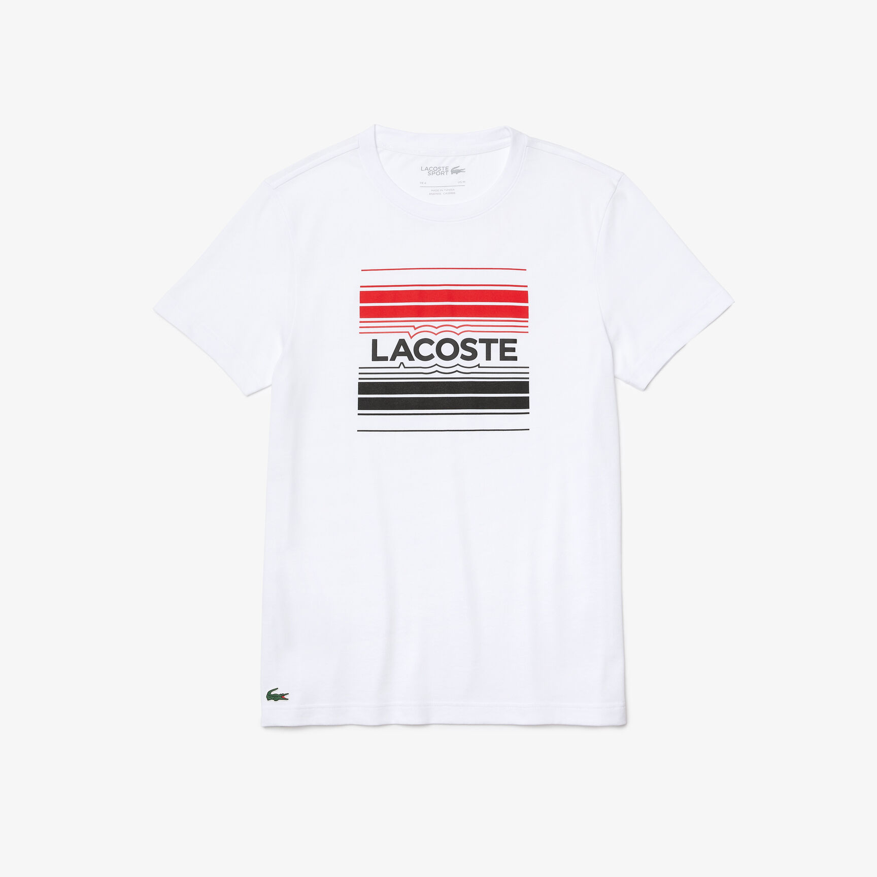 Men's Lacoste SPORT Stylized Logo Print Organic Cotton T-shirt