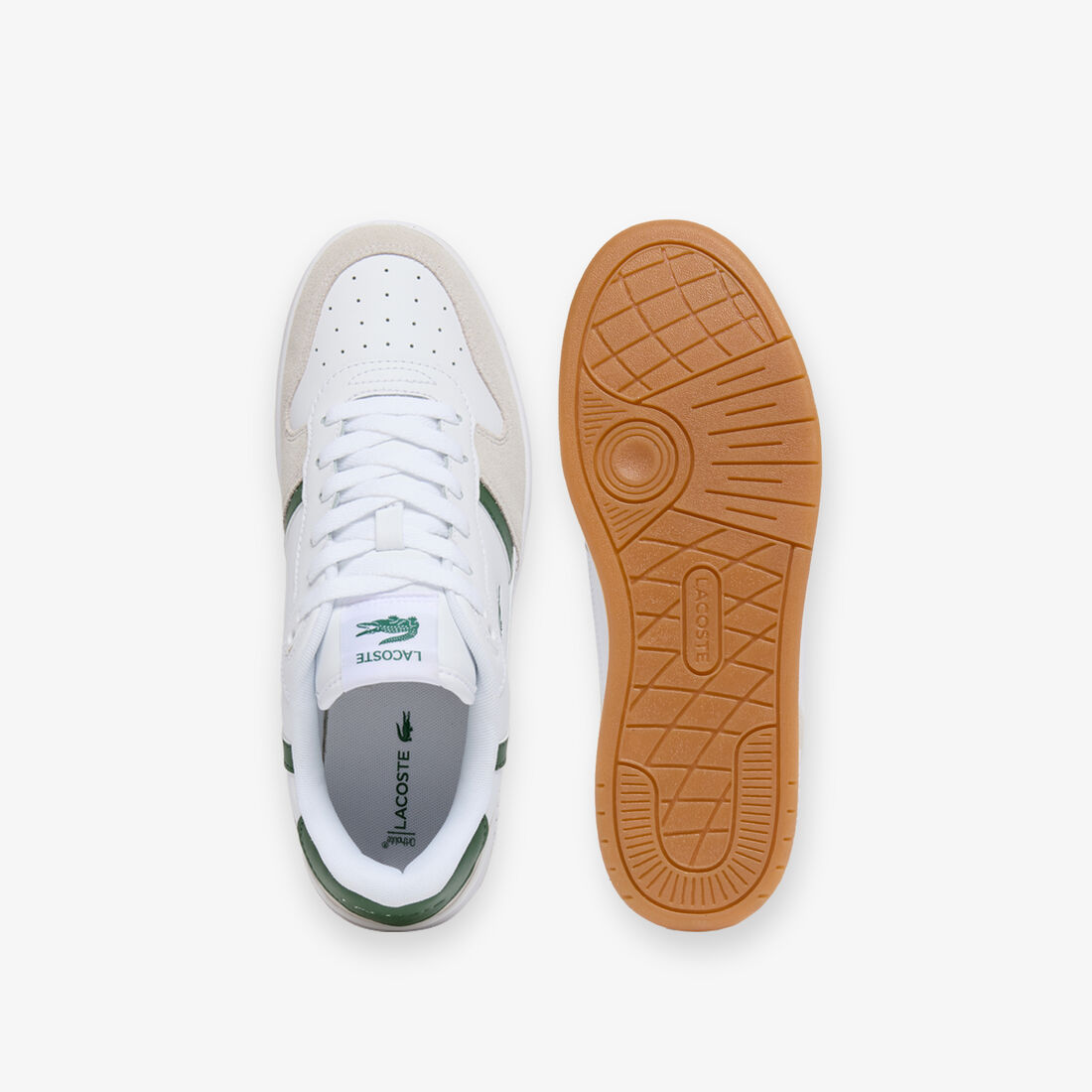 Men's T-Clip Set Leather Sneakers lacoste men s t clip set leather sneakers