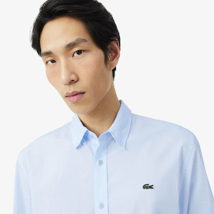 Regular Fit Stretch Poplin Shirt