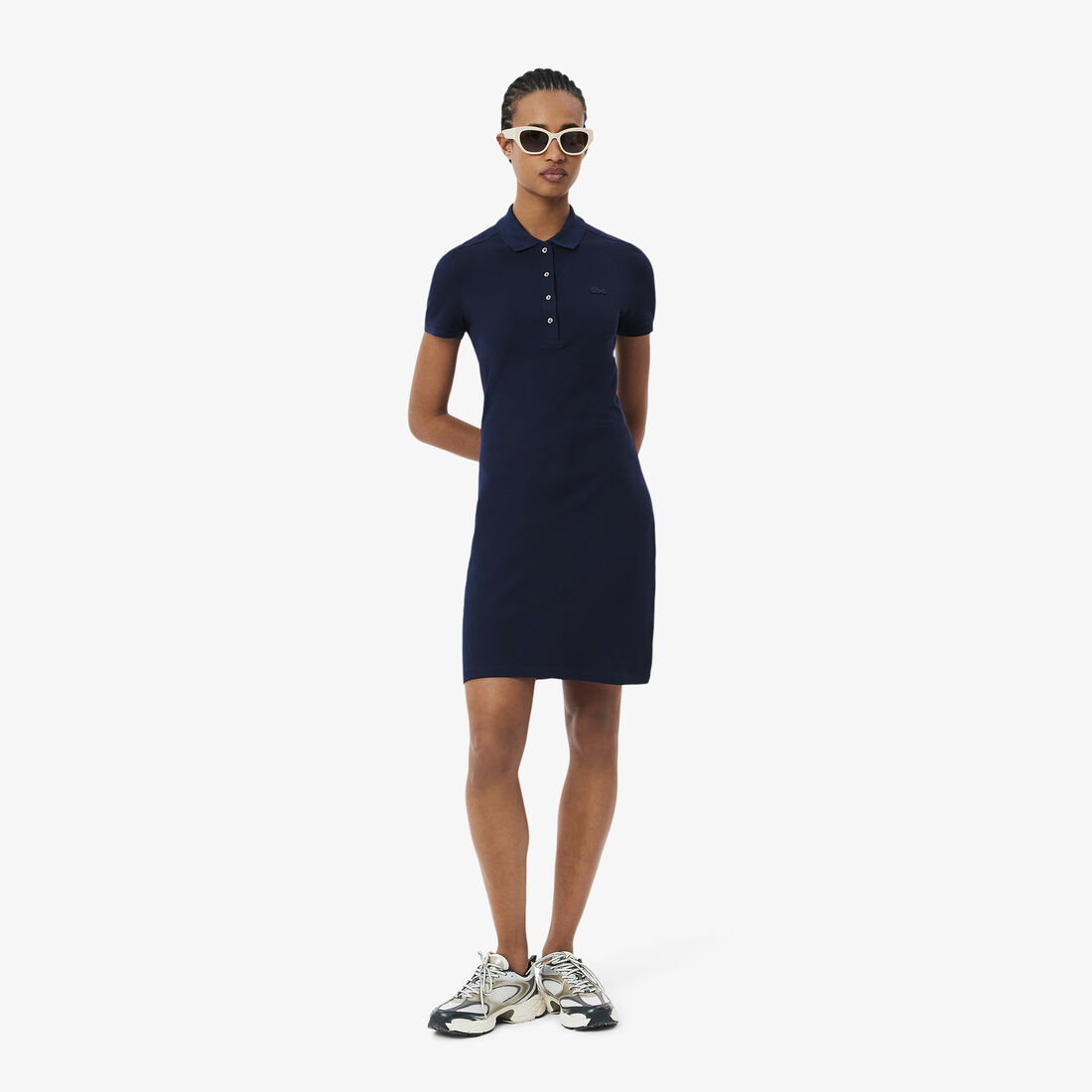 Stretch Pique Polo Dress - EF5473-00-166