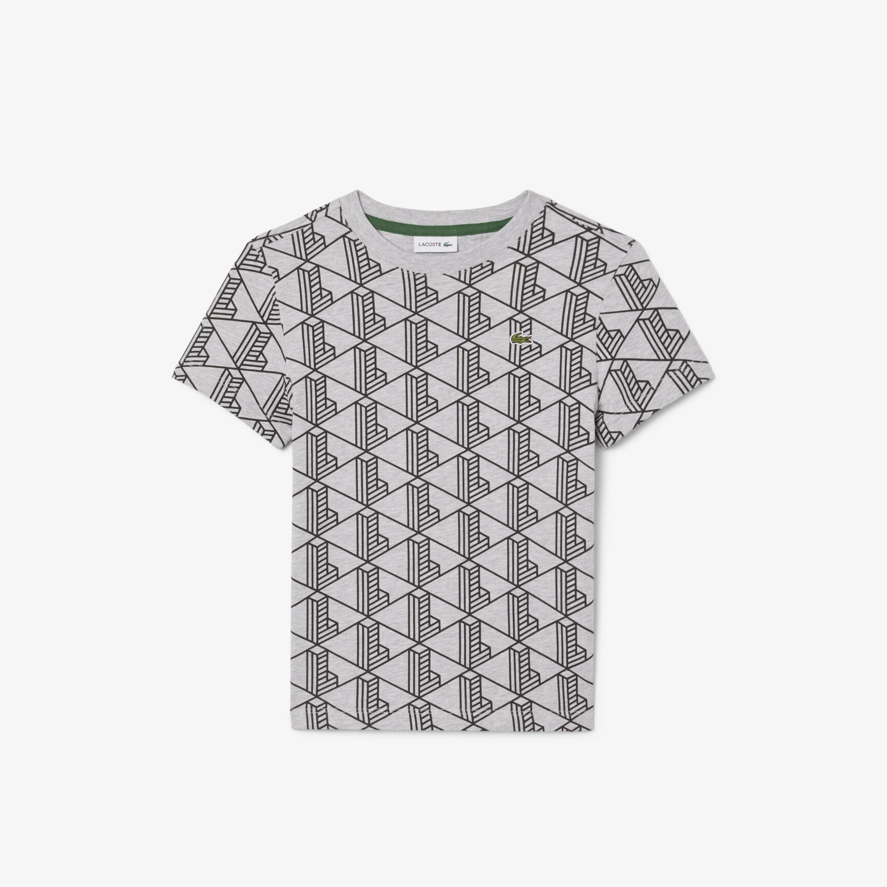 Monogram Print Cotton T-shirt - TJ8411-00-80P