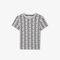 Monogram Print Cotton T-shirt - TJ8411-00-80P