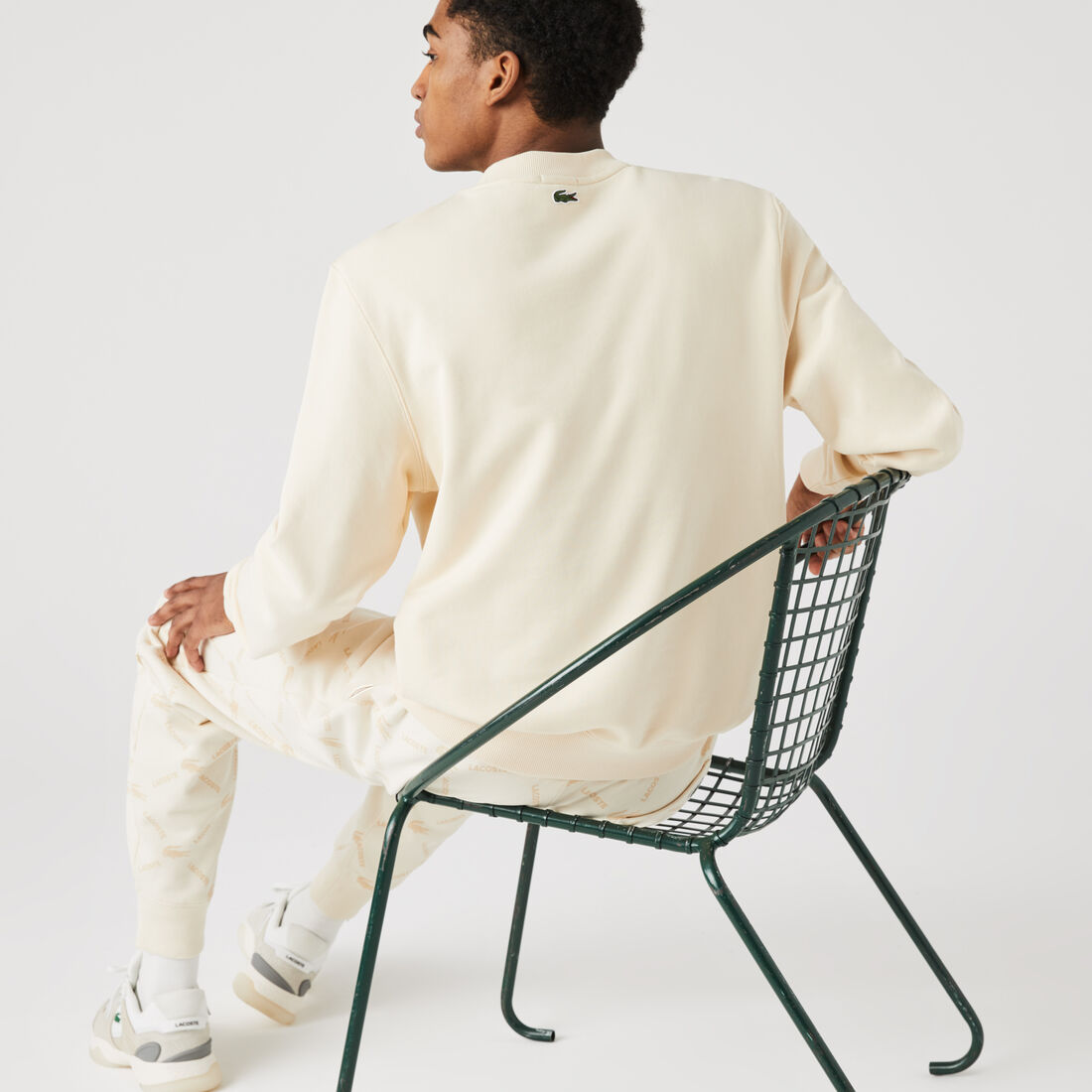 سويت شيرت الصوف القطني للجنسين مجموعة Lacoste LIVE وتفاصيل مطبوعة سويت شيرت الصوف القطني للجنسين مجموعة Lacoste LIVE وتفاصيل مطبوعة