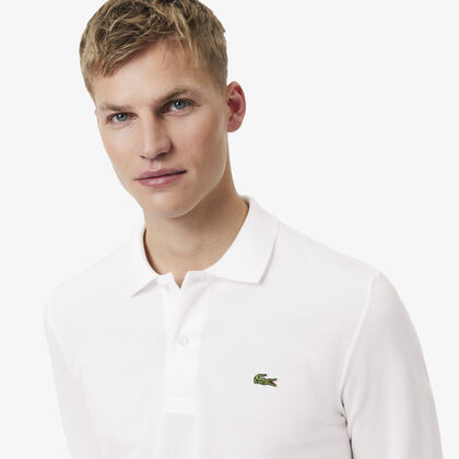 lacoste classic fit long sleeved l 12 12 polo shirt