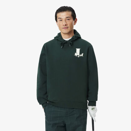 lacoste printed graphic golf hoodie