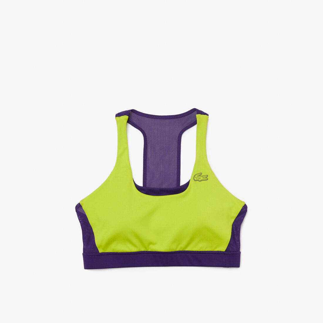 Women's Lacoste SPORT Color-Block Recycled Polyester Sports Bra Women's Lacoste SPORT Color-Block Recycled Polyester Sports Bra