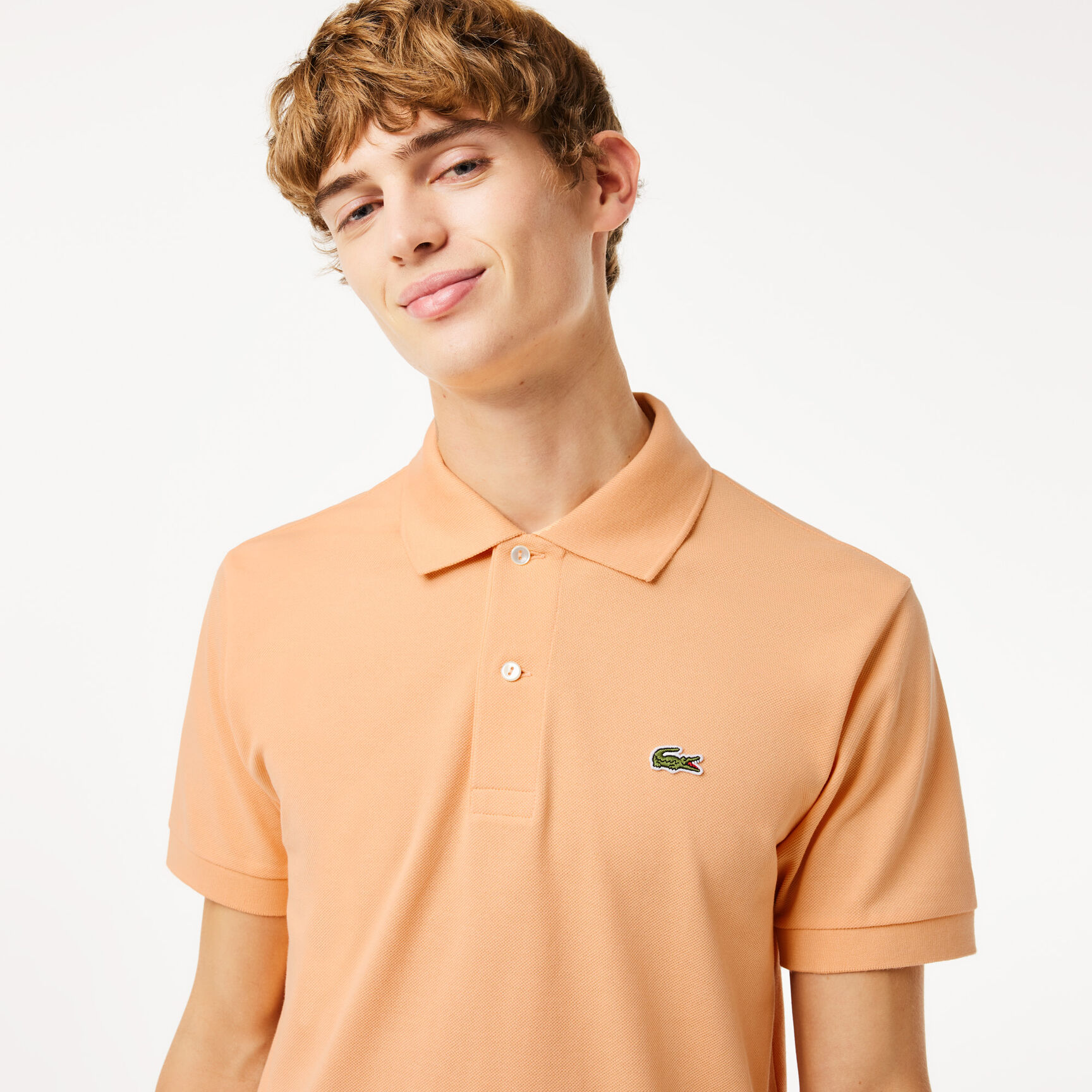قميص بولو كلاسيكي L.12.12 أصلي Original L.12.12 petit Pique cotton Polo Shirt - L1212-00-IXY
