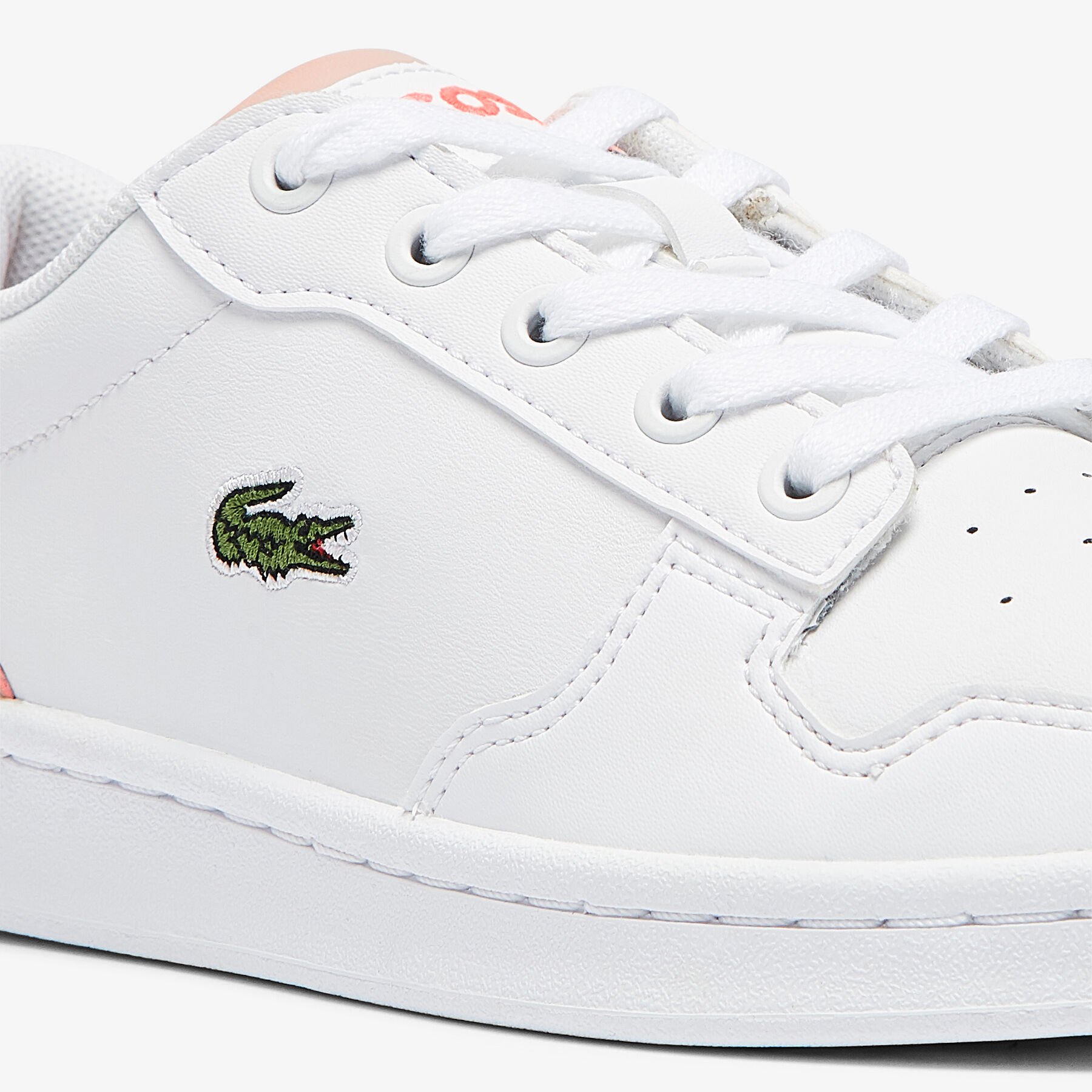 Children's Masters Cup Leather and Synthetic Trainers lacoste children s masters cup leather and synthetic trainers